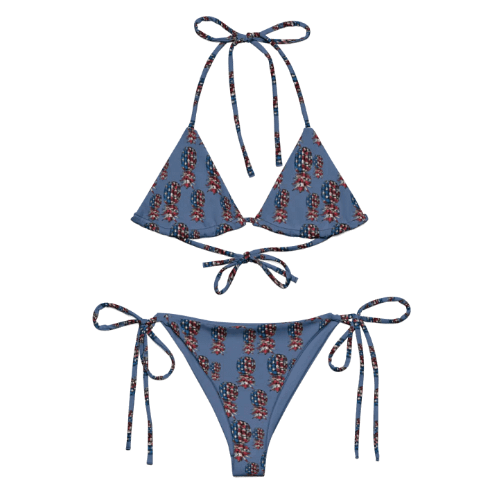 American Flag Upside-Down Pineapple Bikini product image (1)