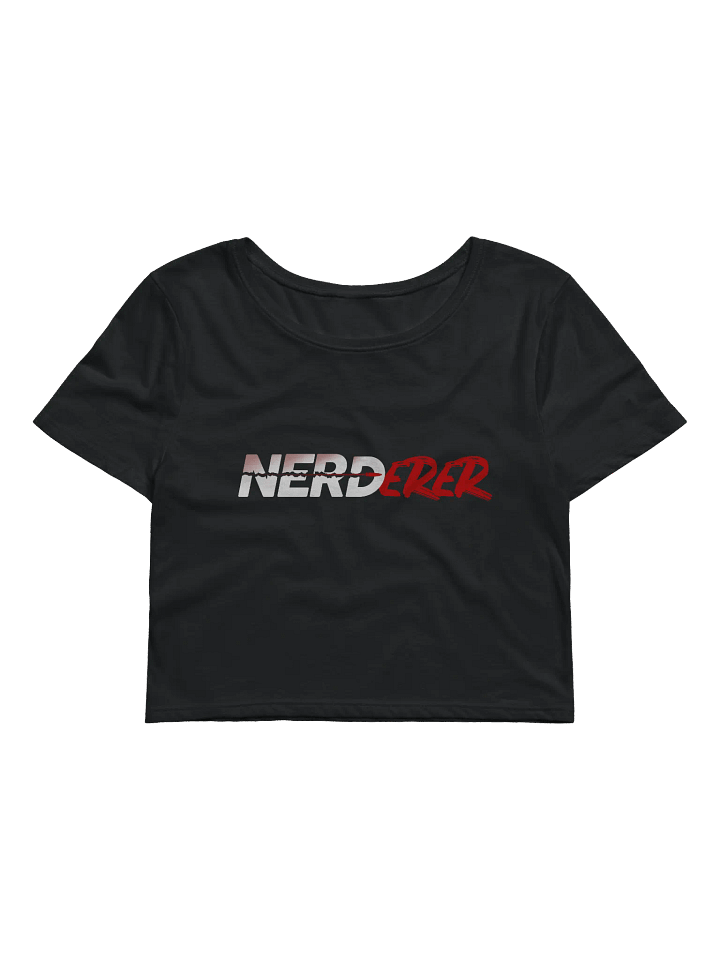 NERDerer Crop Tee (Black) product image (1)