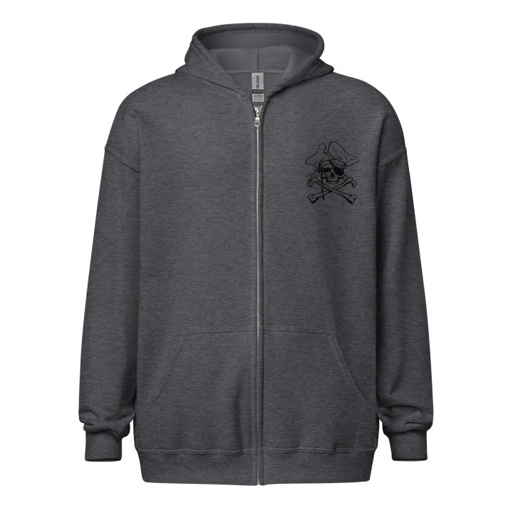 Krewmate Essential Zip Hoodie (Black Logo) product image (3)