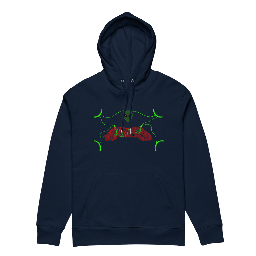 Galactic Gamer Organic Hoodie product image (5)
