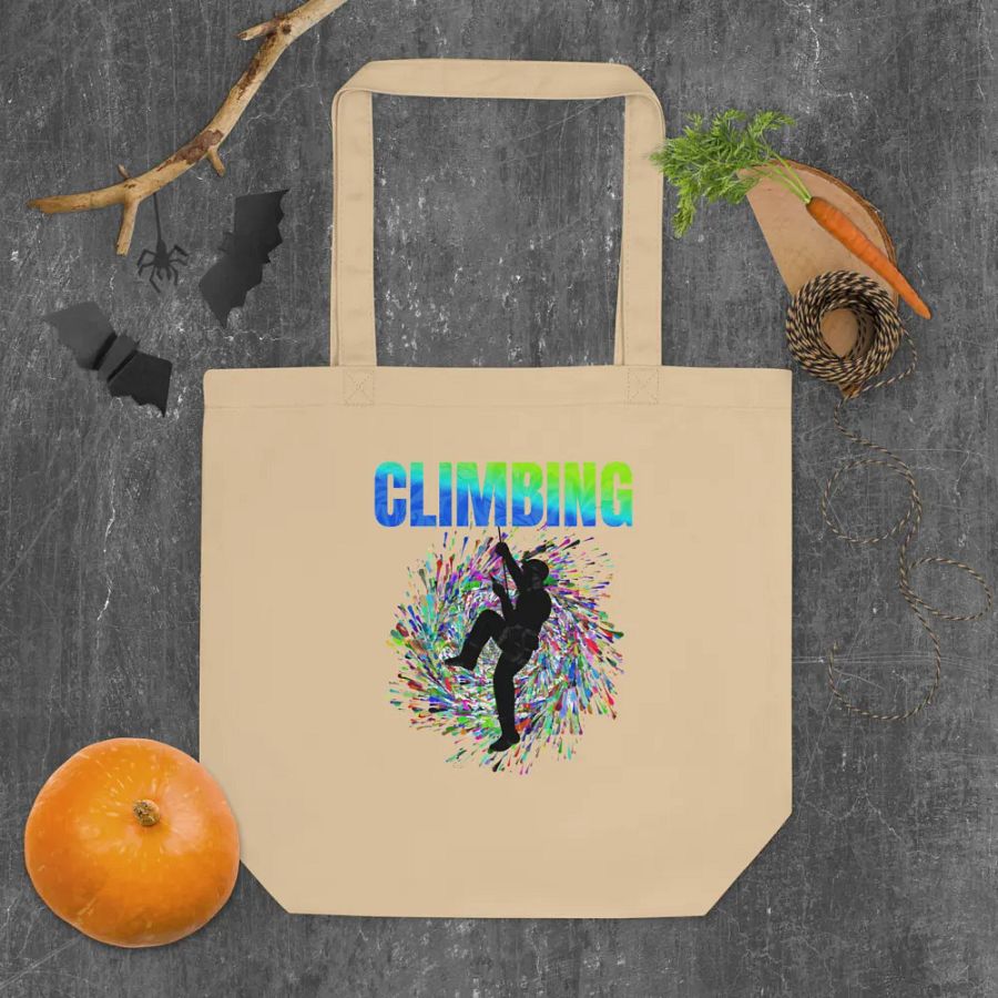 Climbing Swirl Male Spiral Ascent Eco Tote Bag product image (4)