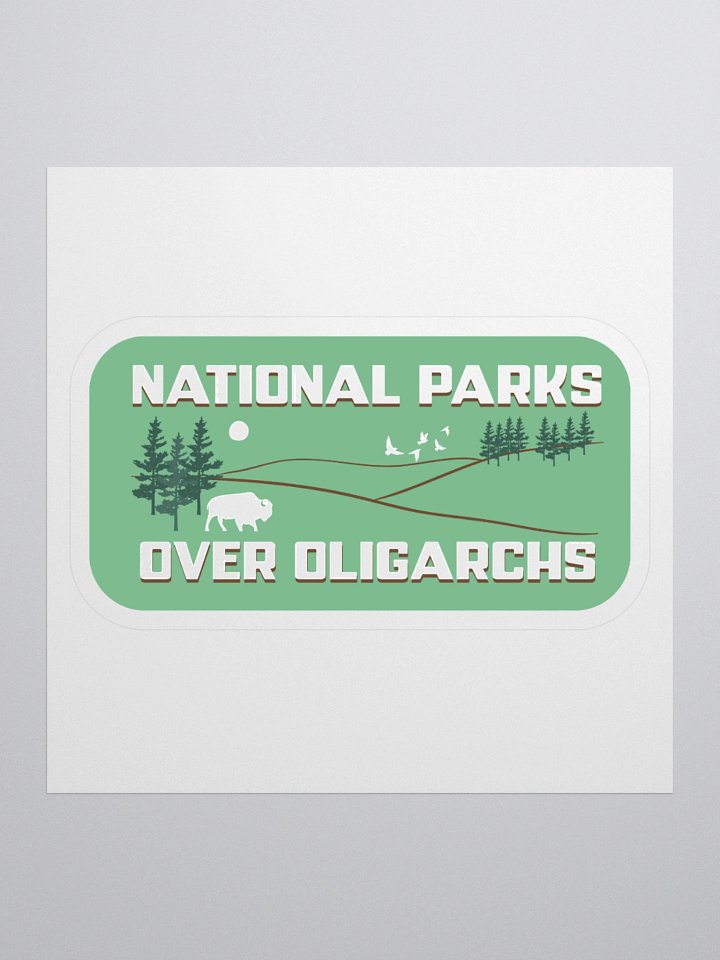 National Parks Over Oligarchs - Green product image (1)