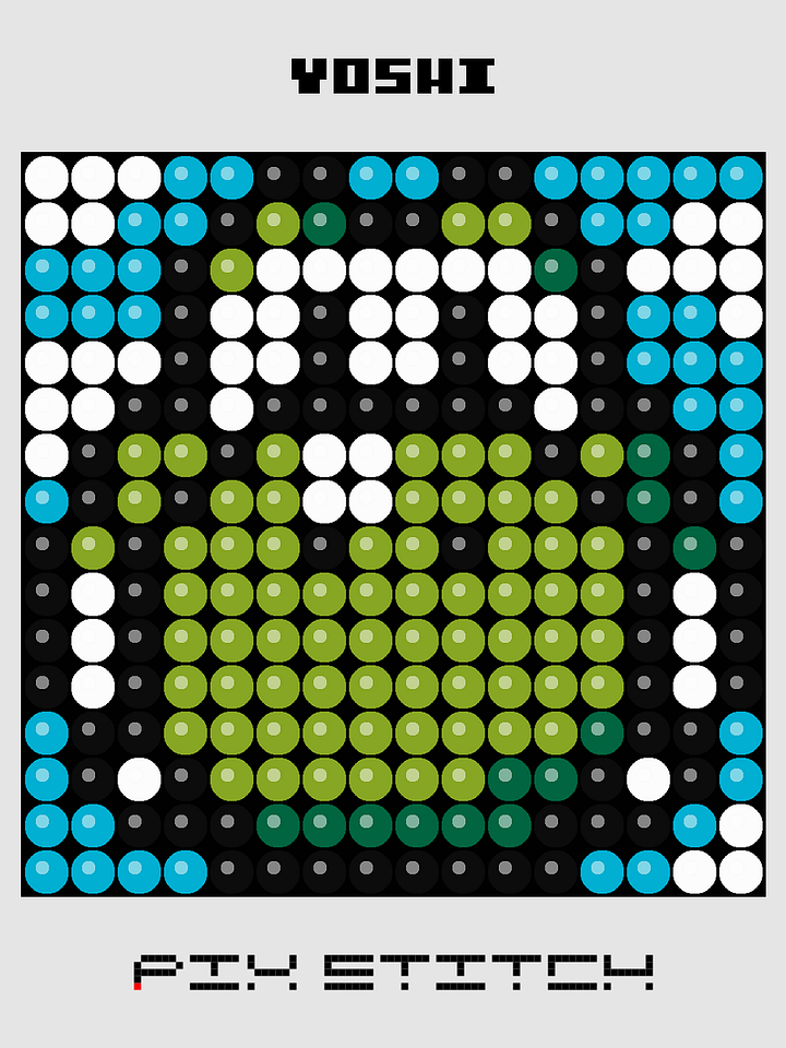 Yoshi Pixel Art product image (1)