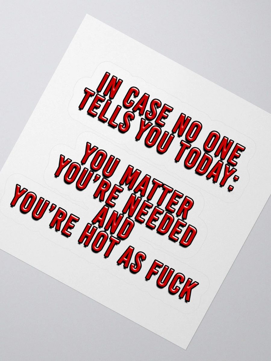 In Case Sticker product image (5)