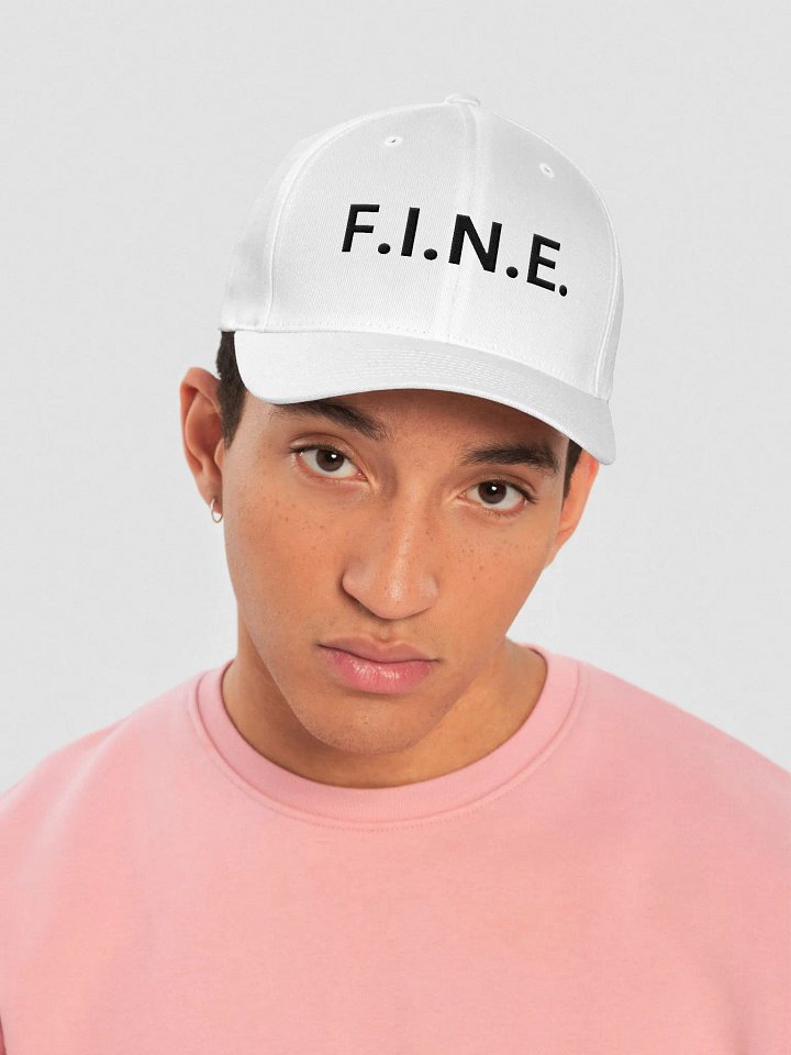 Whole World Apparel White Fitted Hat product image (1)
