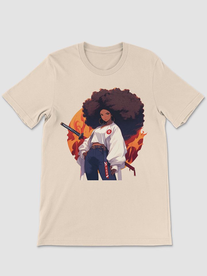 AFRO SAMURAI GIRL T-SHIRT product image (1)