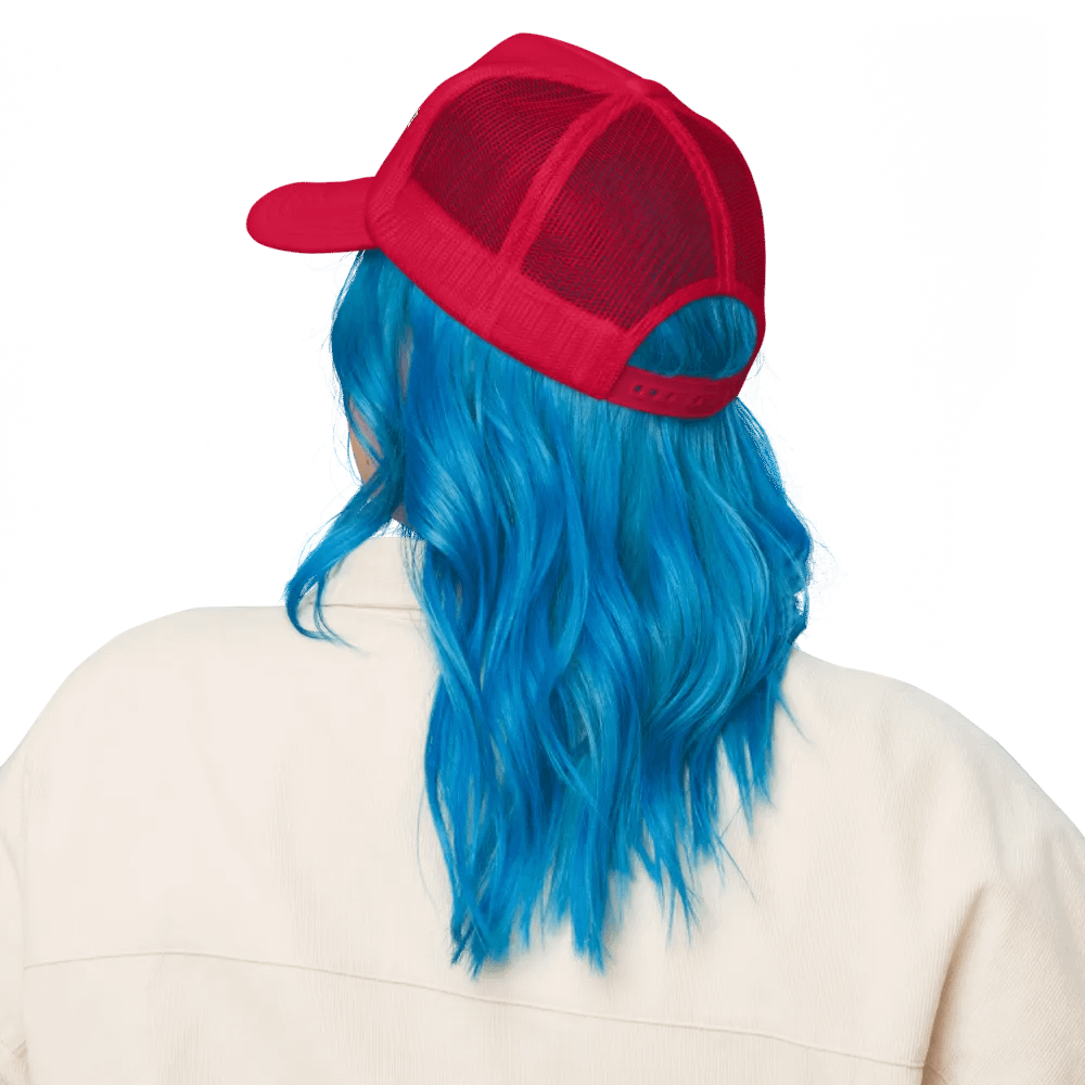 Maga trucker cap embroidered,    Make America Great again with blue stars product image (5)