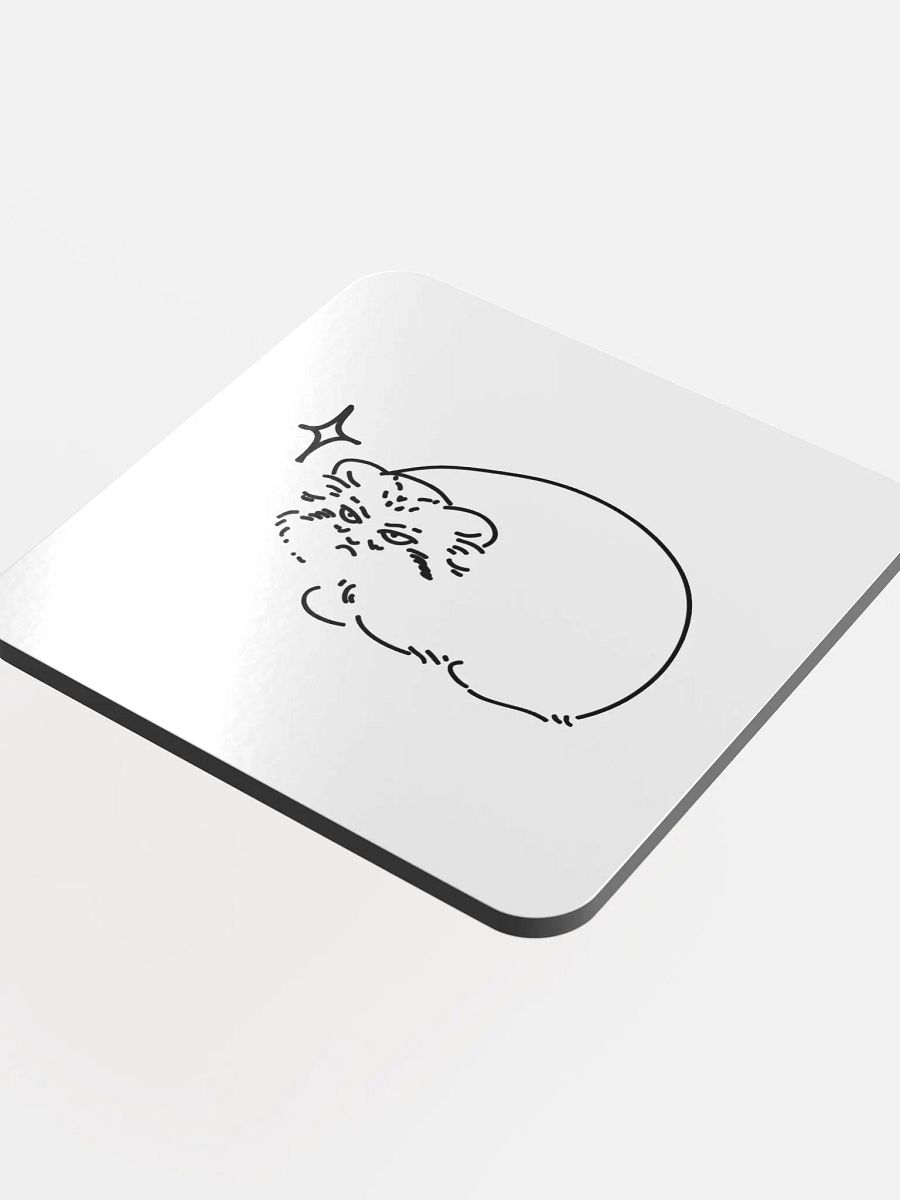 Grumpy Manul - Coaster product image (4)