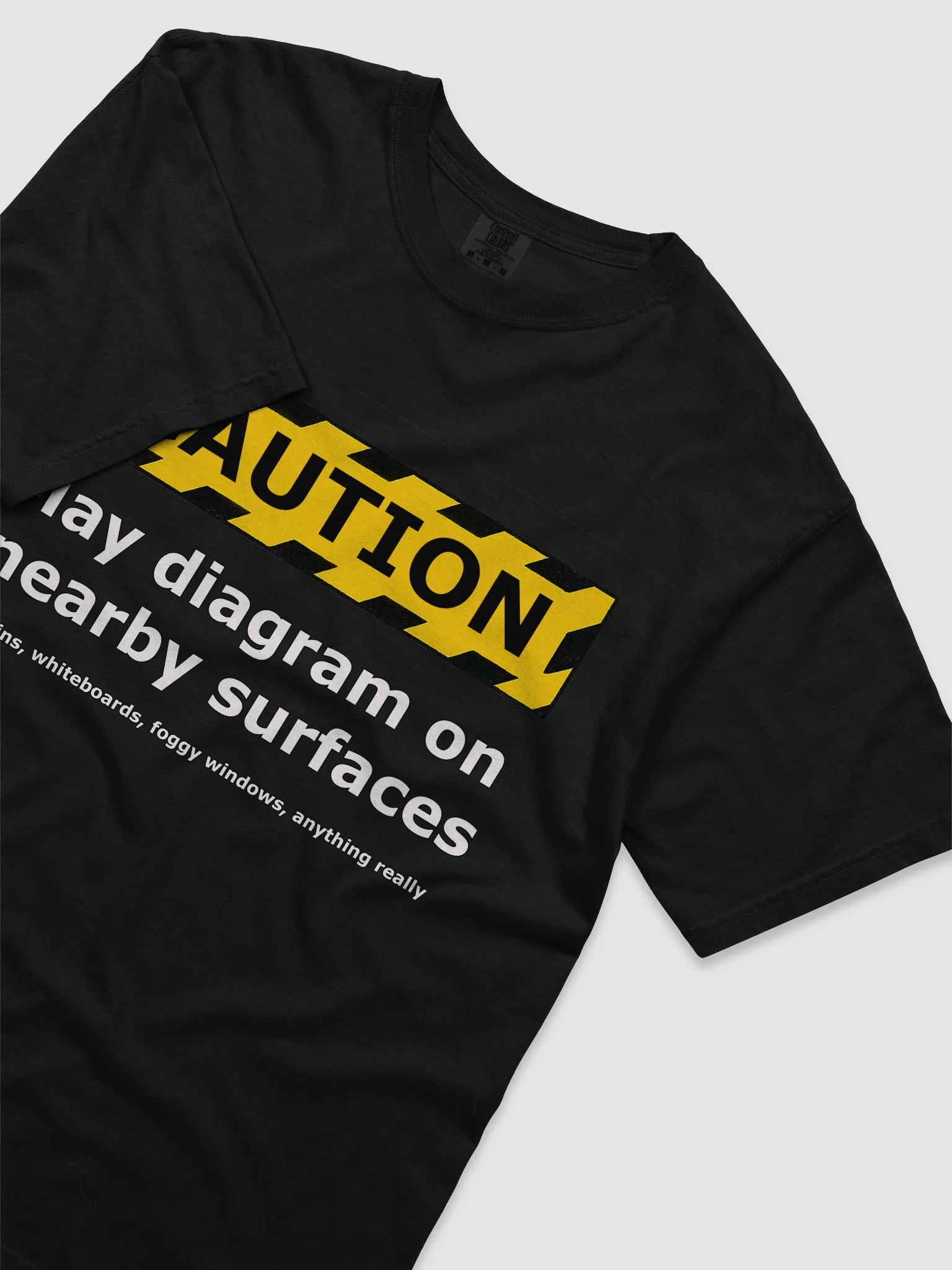 Diagram Caution – Sketch-at-Any-Moment Tee product image (17)