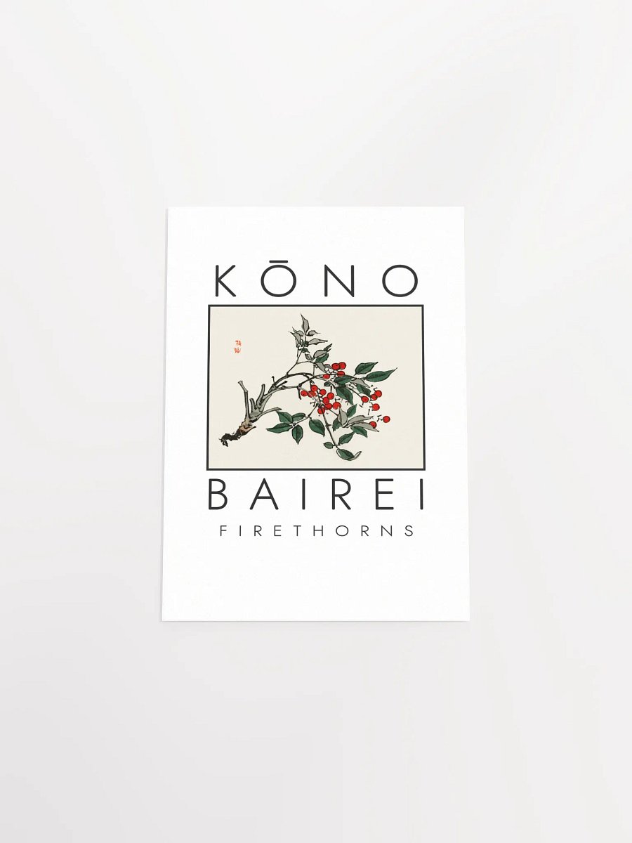 Kono Bairei Firethorns Poster product image (5)