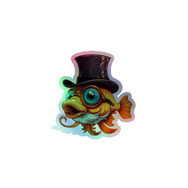 Holographic Sucky Fish Sticker product image (1)