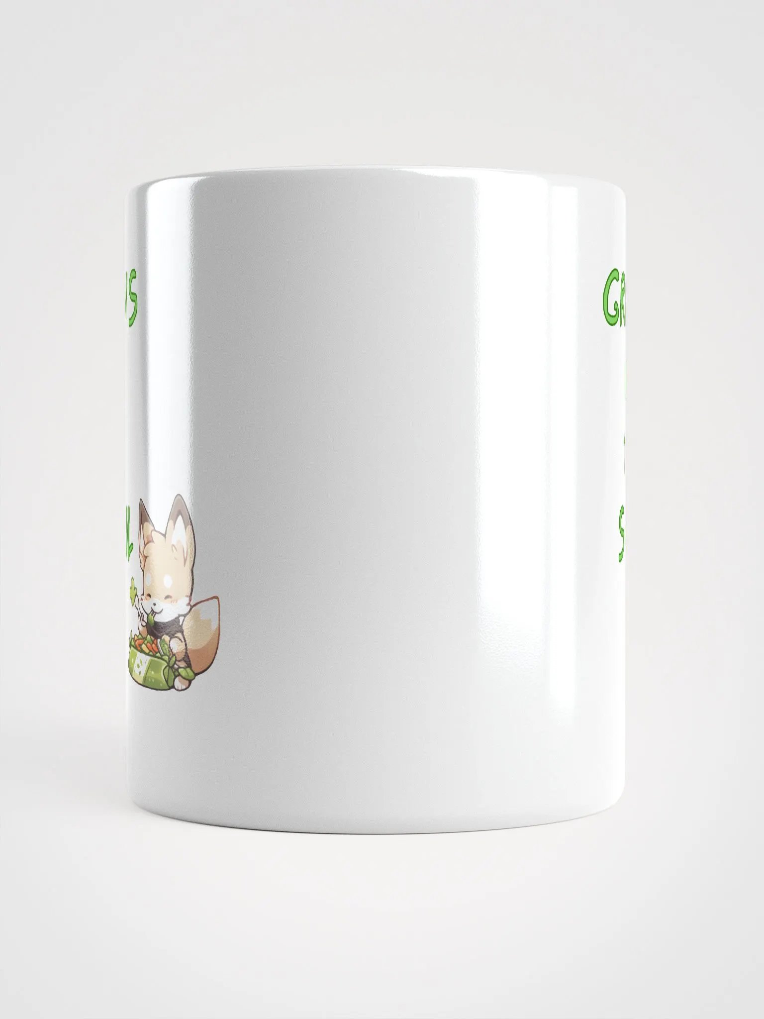 Fox enjoying a salad product image (5)