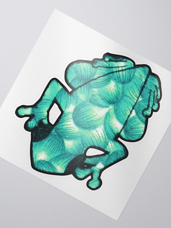 Big Frog Sticker in Seagrape product image (2)