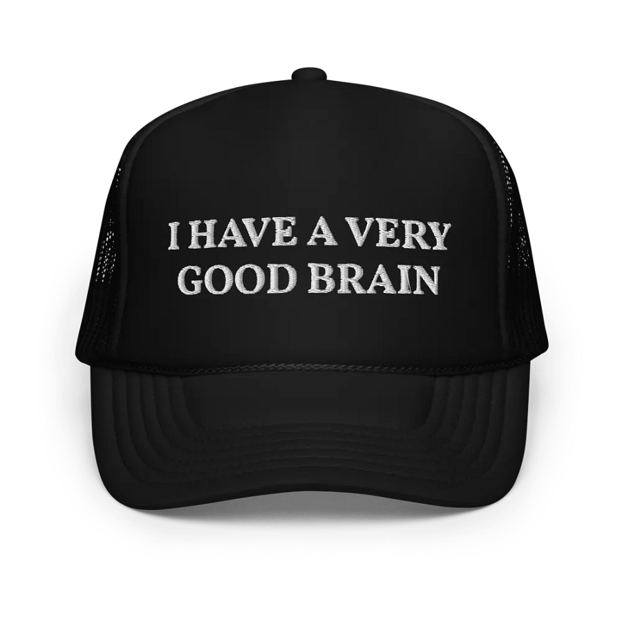 I Have A Very Good Brain - Embroidered Trucker Cap Hat product image (1)