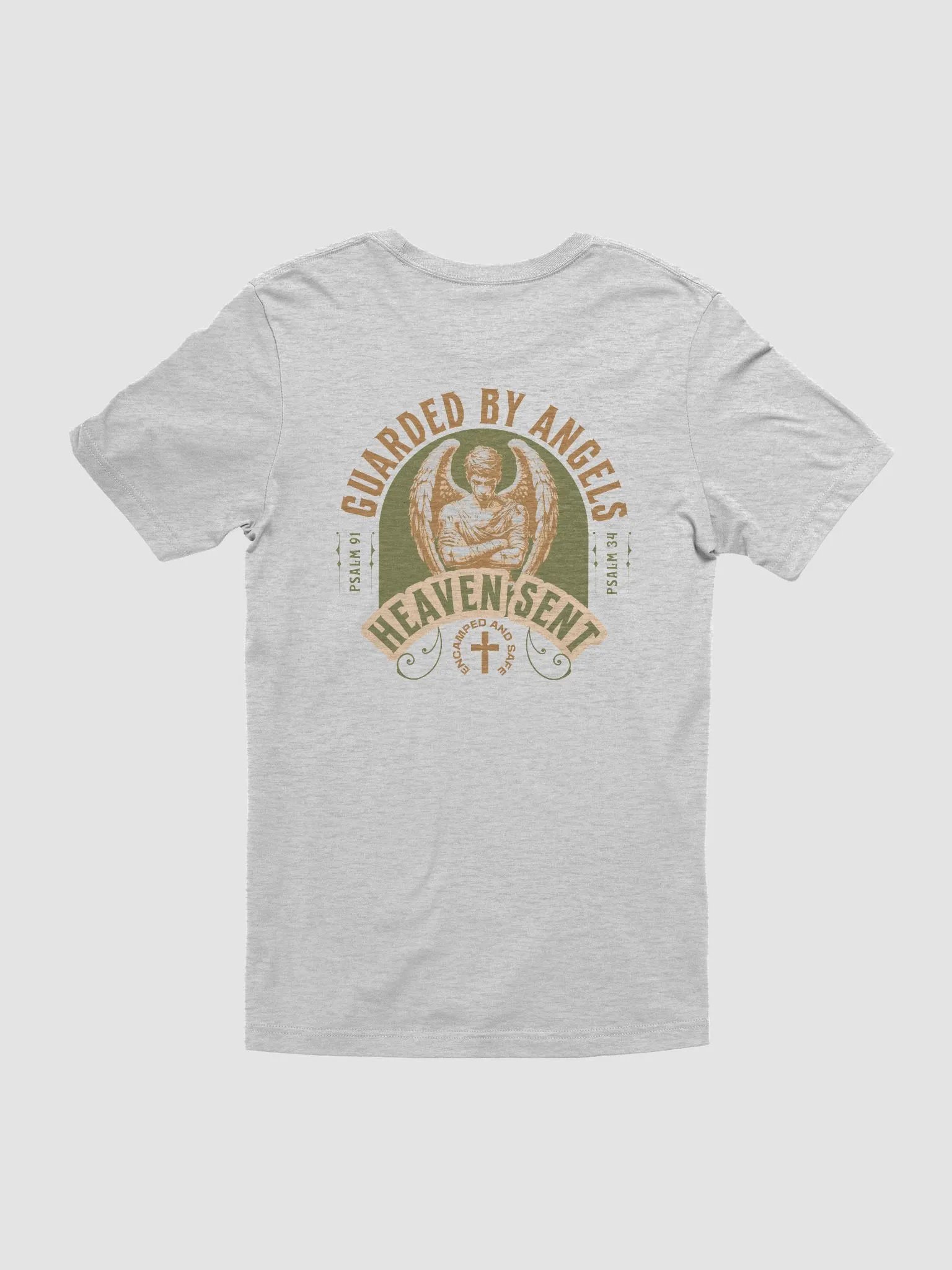 Guarded by Angels T-Shirt - Back Print product image (6)