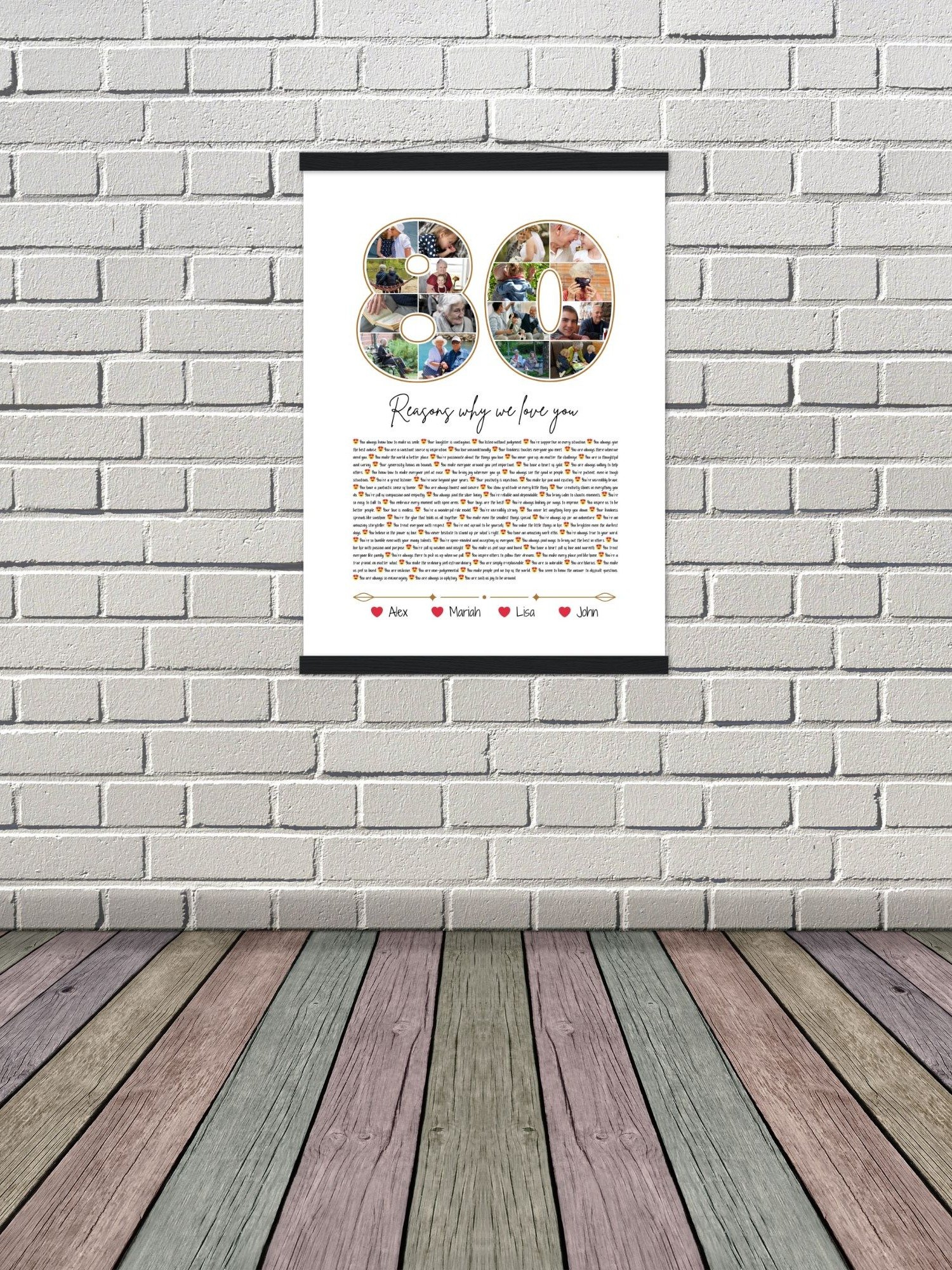 80 Reasons Why We Love You Canva Template product image (6)