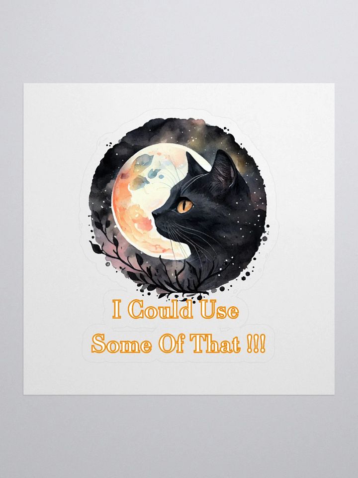 Midnight Cat Gaze Sticker product image (1)