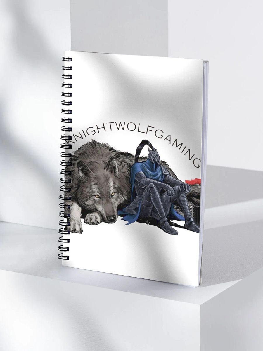 KnightWolf Gaming Spiral Notebook product image (4)