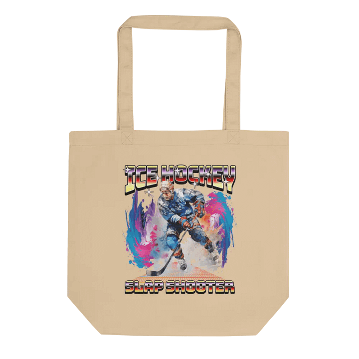 Ice Hockey Slap Shooter Tote Bag product image (1)