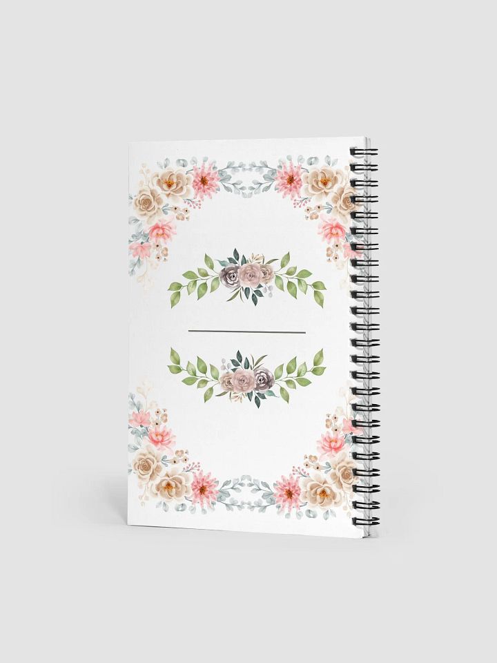 Floral Elegance Spiral Notebook product image (2)