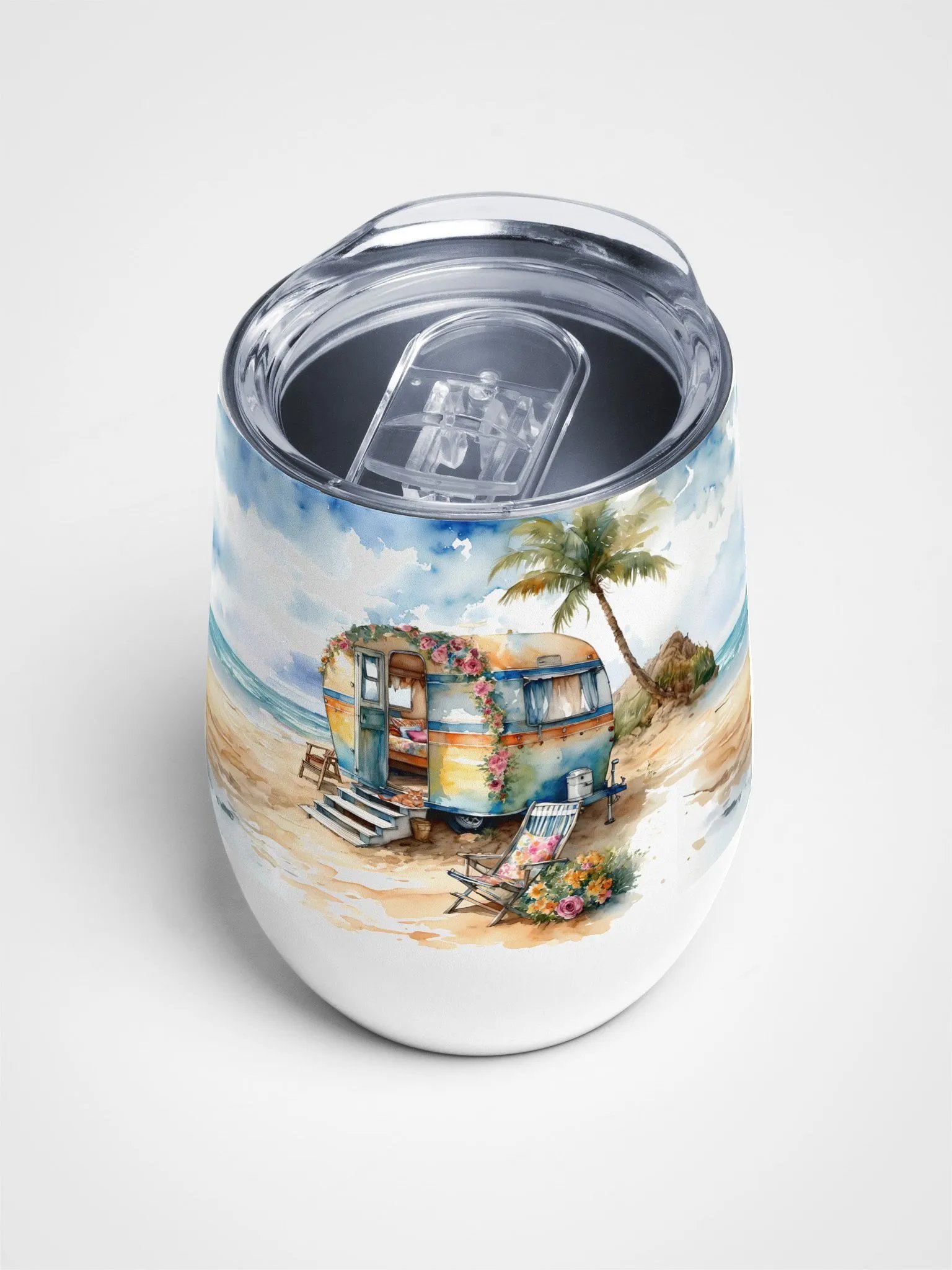 Sun-Kissed Oasis Wine Tumbler product image (4)