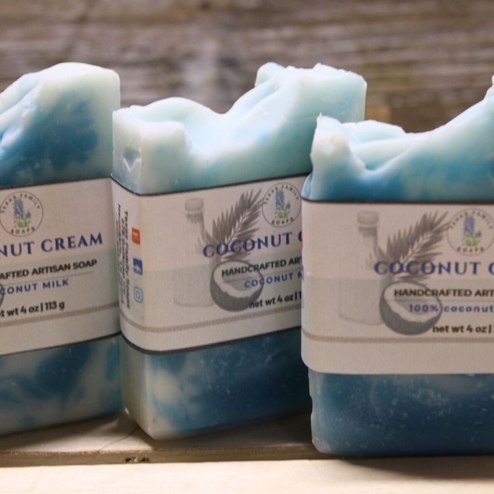 Coconut Cream Handcrafted soap product image (1)