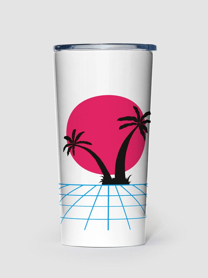 Retro Synthwave Stainless Steel Tumbler product image (1)