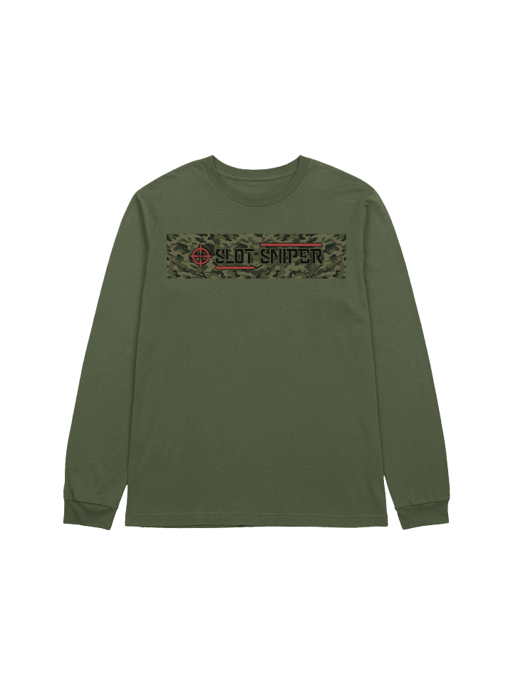 Jackpot Famous "Slot Sniper" Camouflage Long Sleeve T-Shirt product image (1)