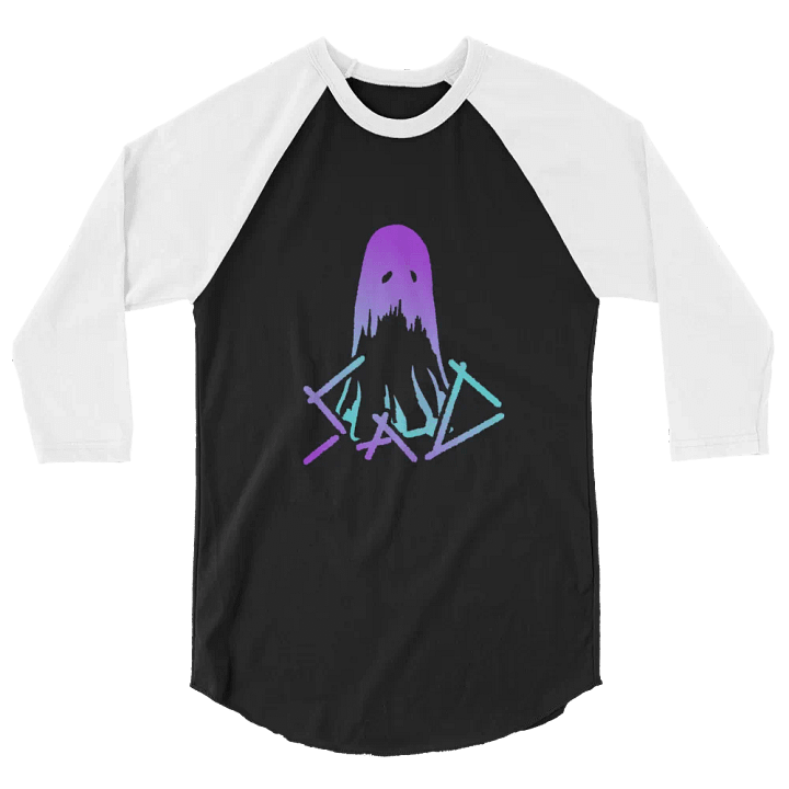 SaD 3/4 Two-Tone Tee (Raglan Tee) Logo - Purple and Blue product image (2)