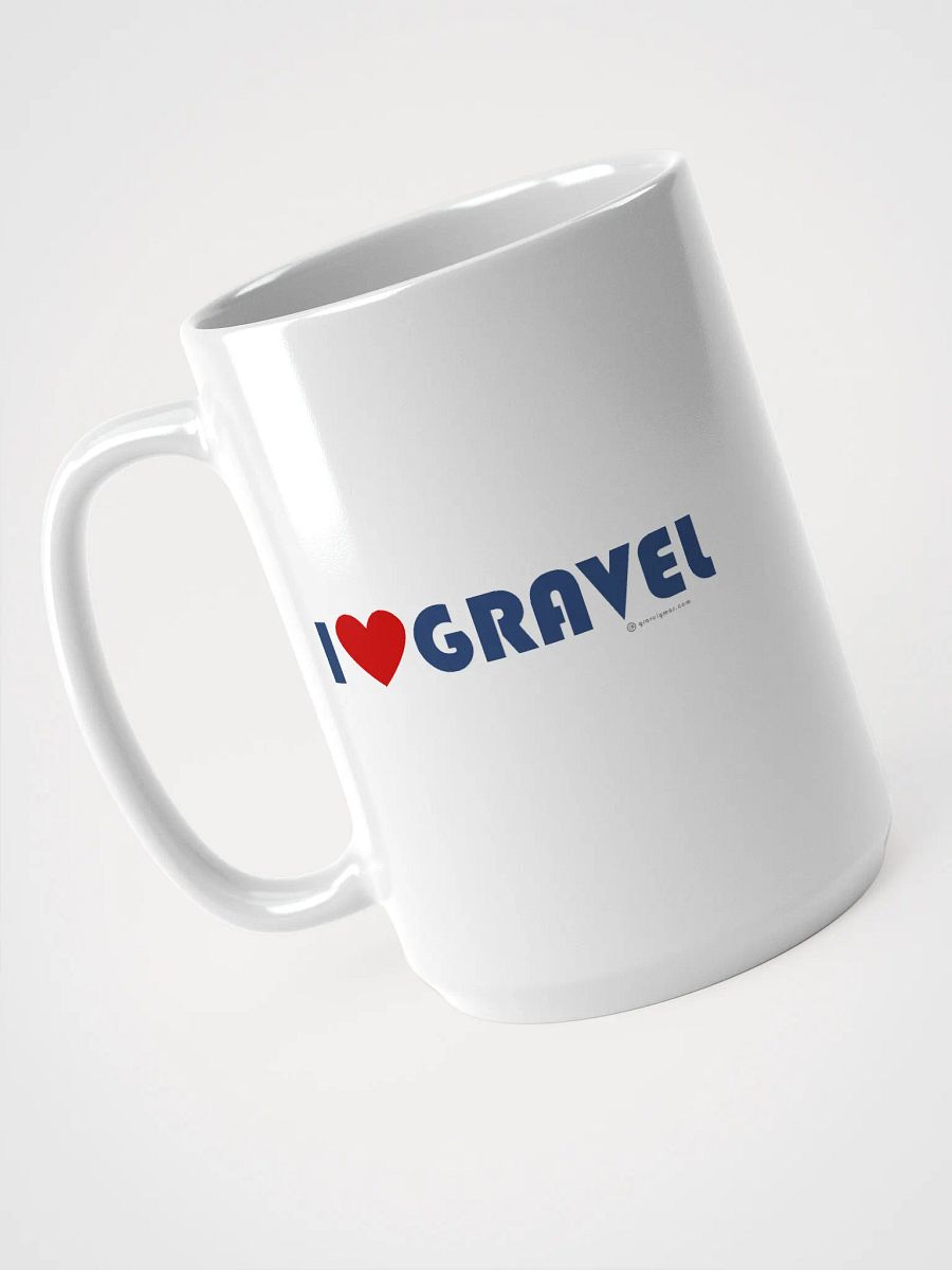I Love Gravel Taza product image (3)