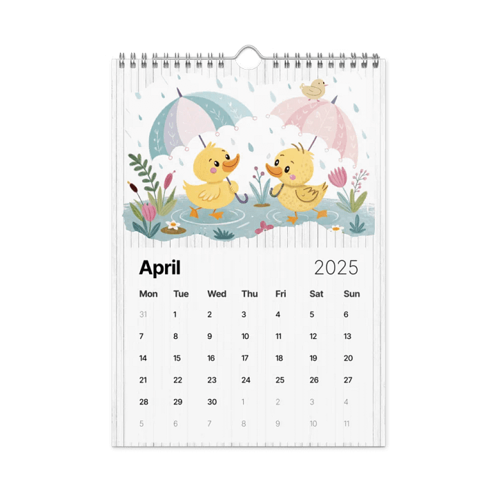 ADORABLE ANIMALS WALL CALENDAR 2025 product image (1)