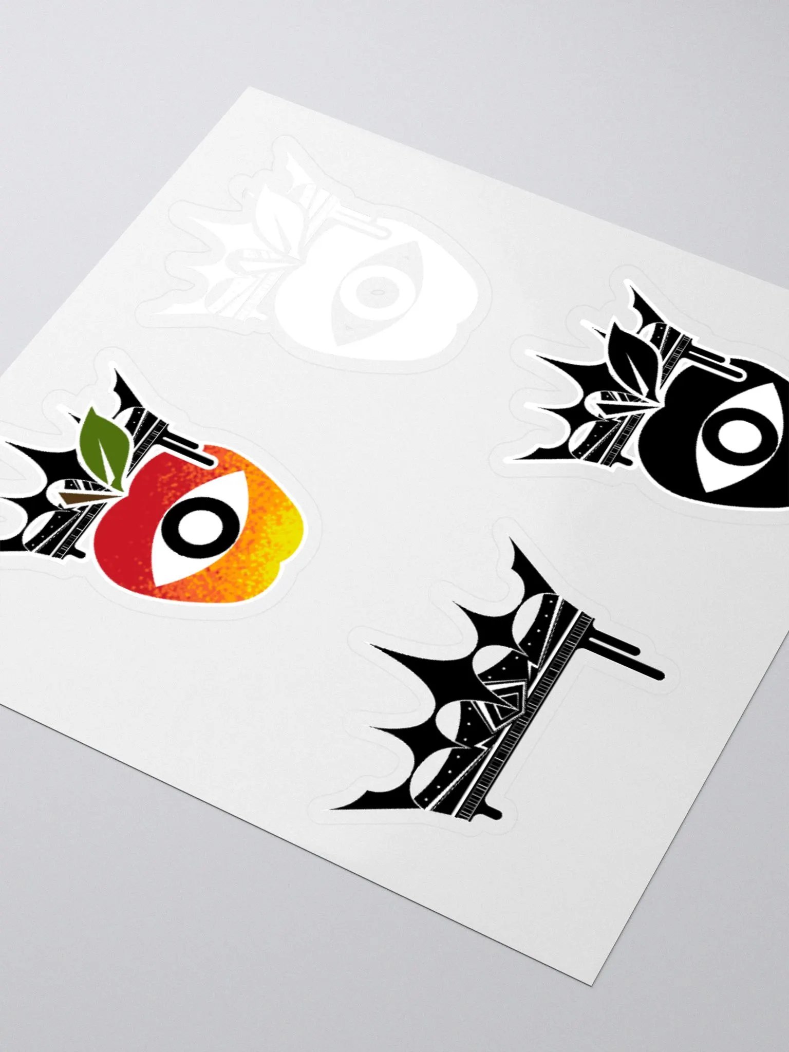 Crowned Apples ✦ Kiss Cut Stickers product image (11)
