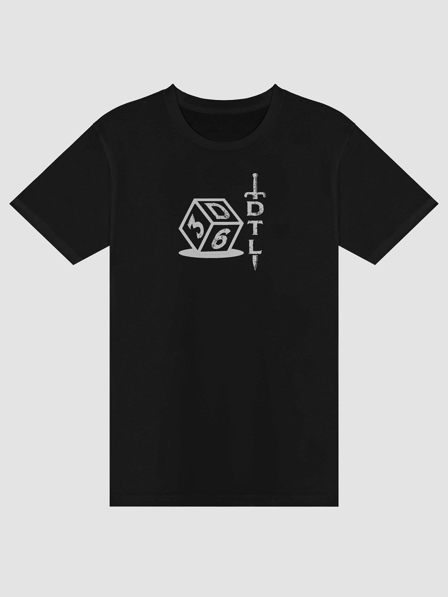3d6 DTL Vertical Logo on Dark Unisex Premium T-Shirt product image (3)