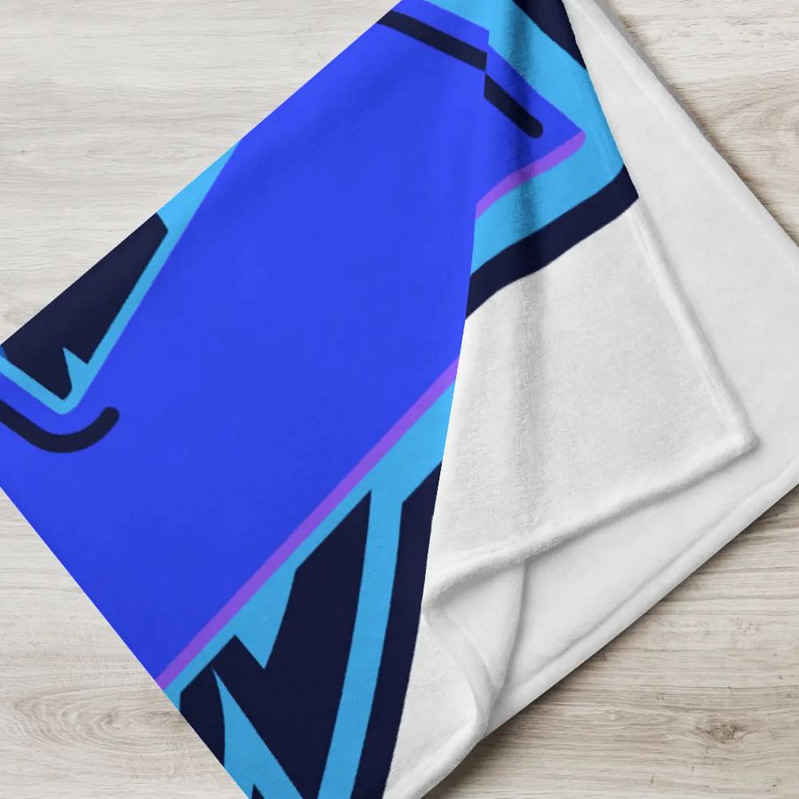 Blue Thunder Throw Blanket product image (5)