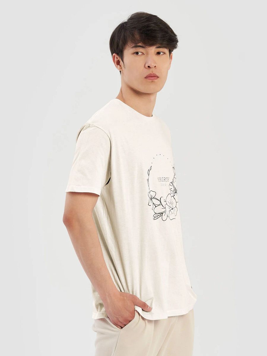 REBIRTH T-Shirt - Cream product image (5)