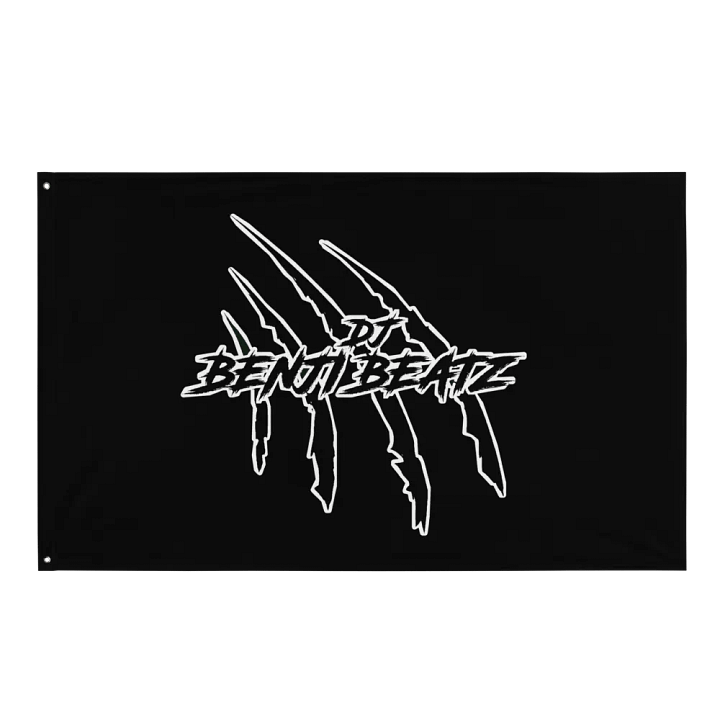 "DJ Benji Beatz Logo" All-Over Print Flag product image (1)