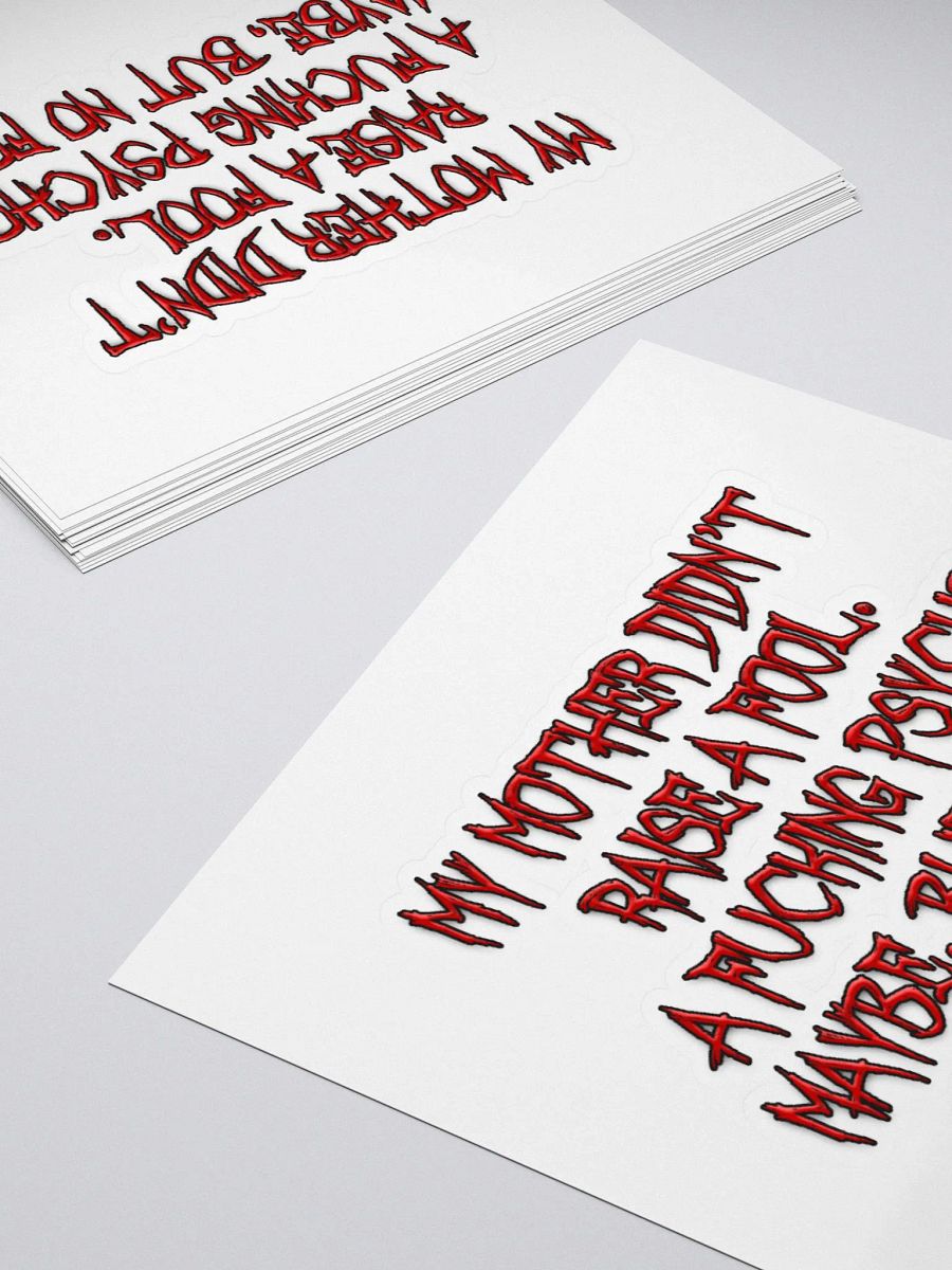 Raise A Fool Stickers product image (10)