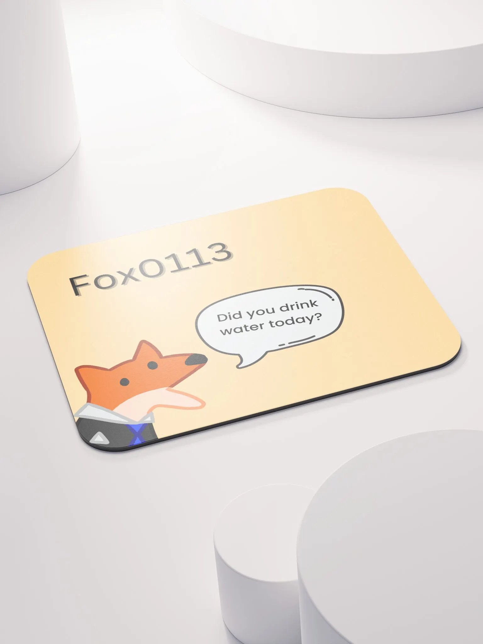 Fox0113 Logo Reminder Mouse Pad product image (4)