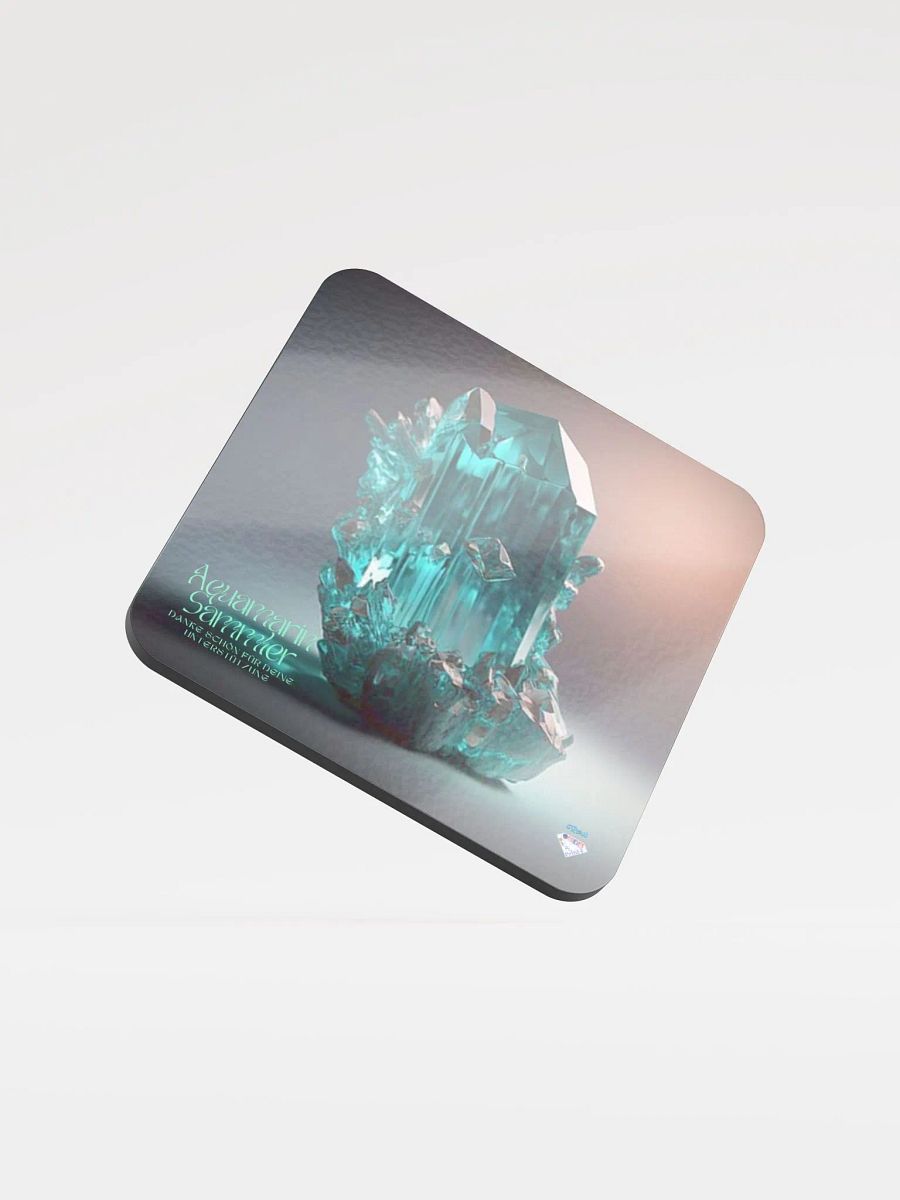 Untersetzer aus glänzendem Kork, Jahres Abo. Aquamarinen Sammler product image (1)