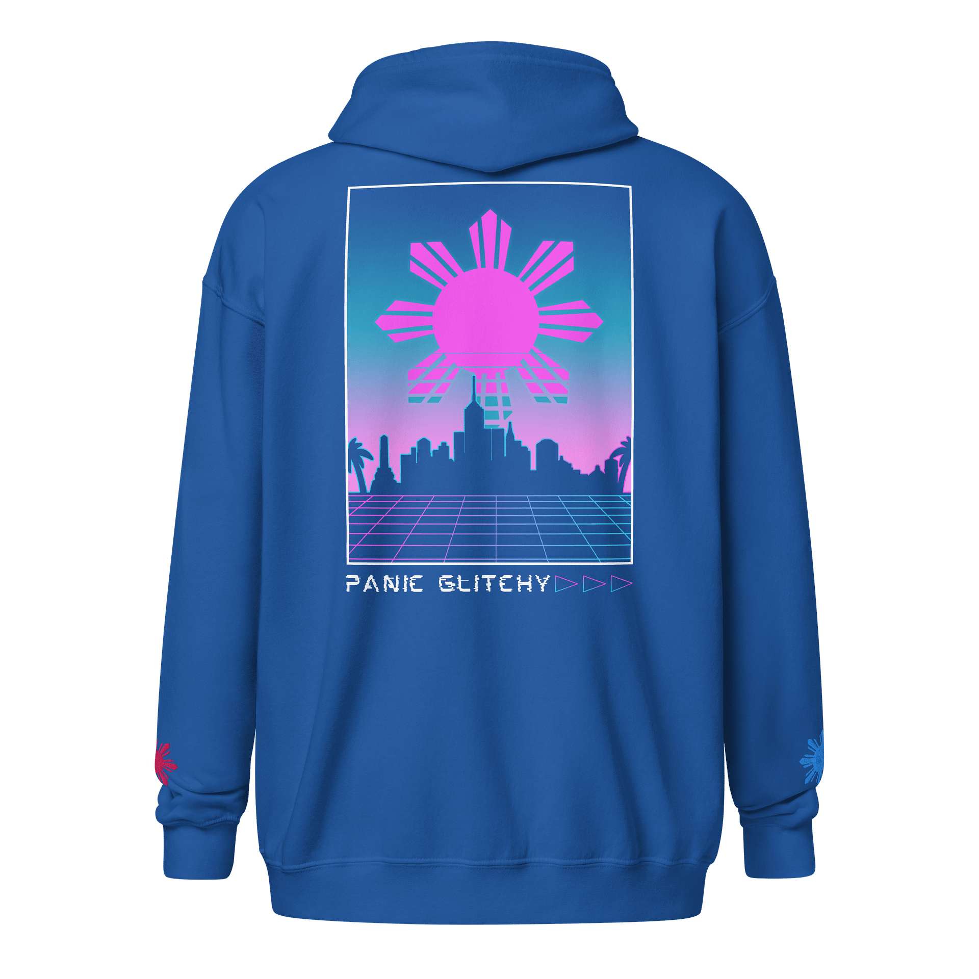 Pilipinas Vapourwave Zip Hoodie product image (9)