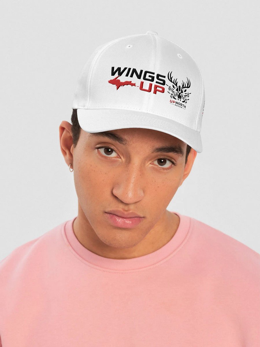 UPNorth Black on White Fitted Hat product image (5)