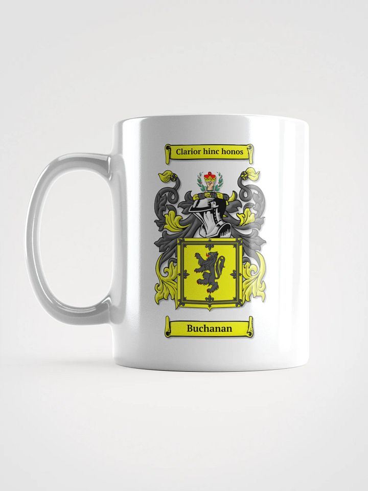 Buchanan Family Crest - White Mug product image (2)