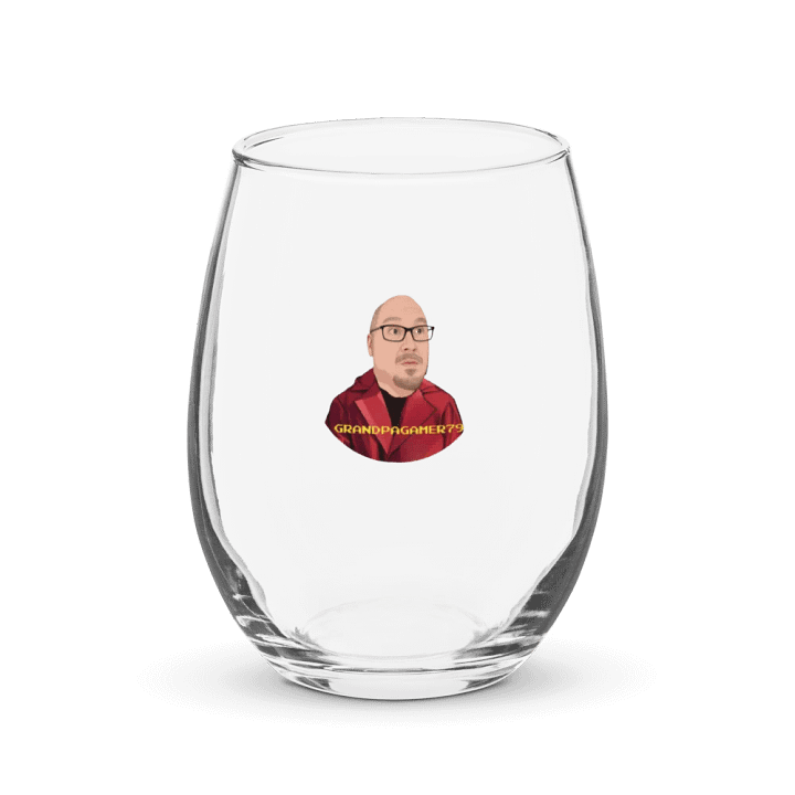 GrandpaGamer79 Personalized Stemless Wine Glass product image (1)