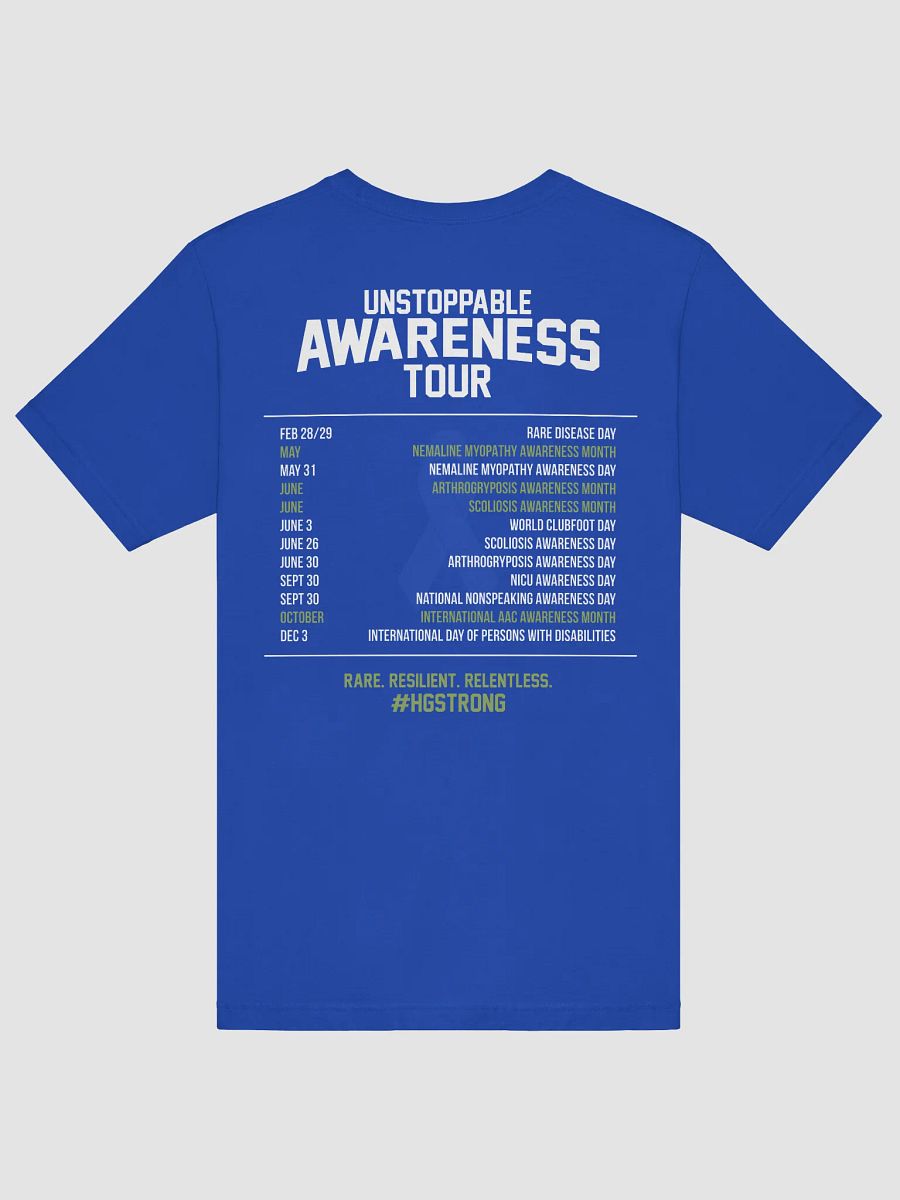 AMC Awareness - #HGSTRONG Adult Unisex Tee product image (6)