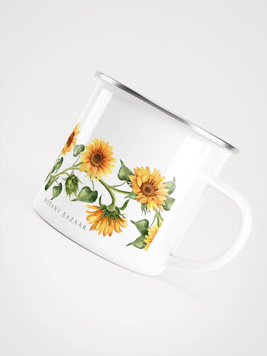 Sunflower Vine Enamel Camping Mug product image (5)