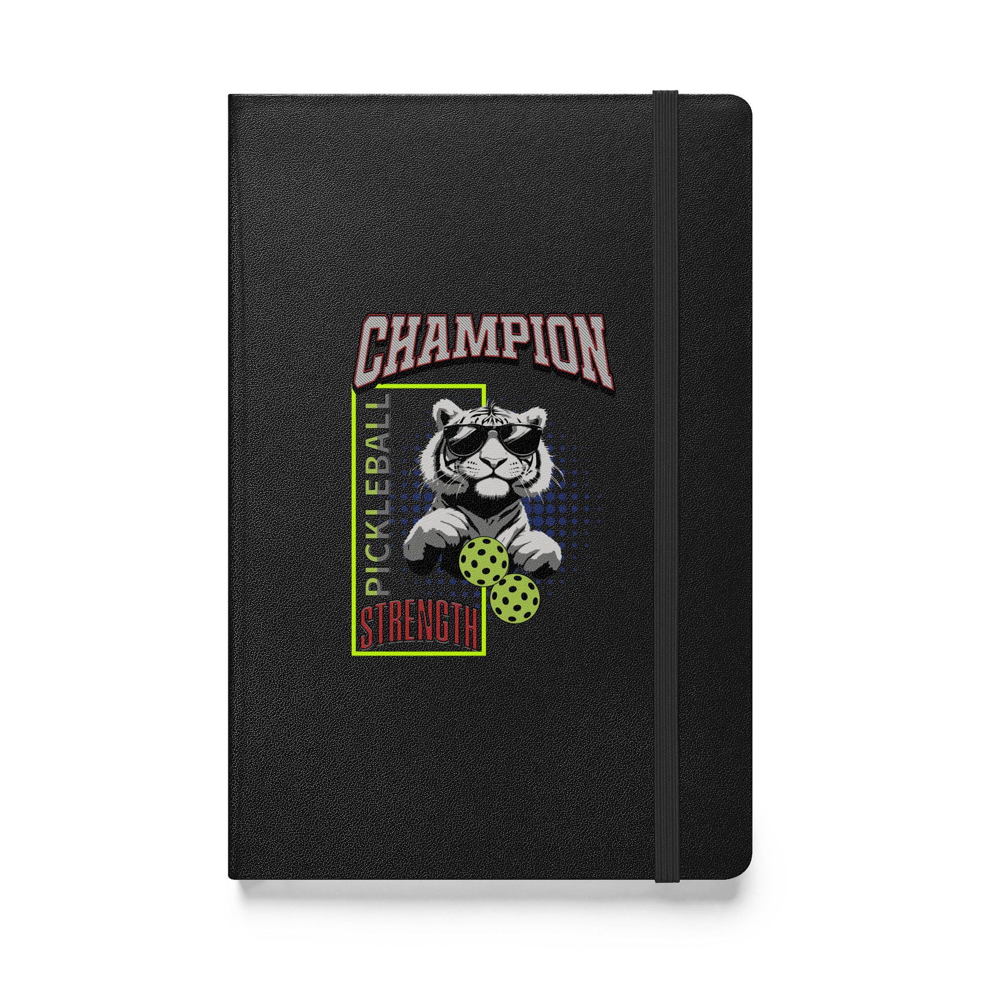 Champion Pickleball Strength Tiger Hardcover Notebook product image (1)