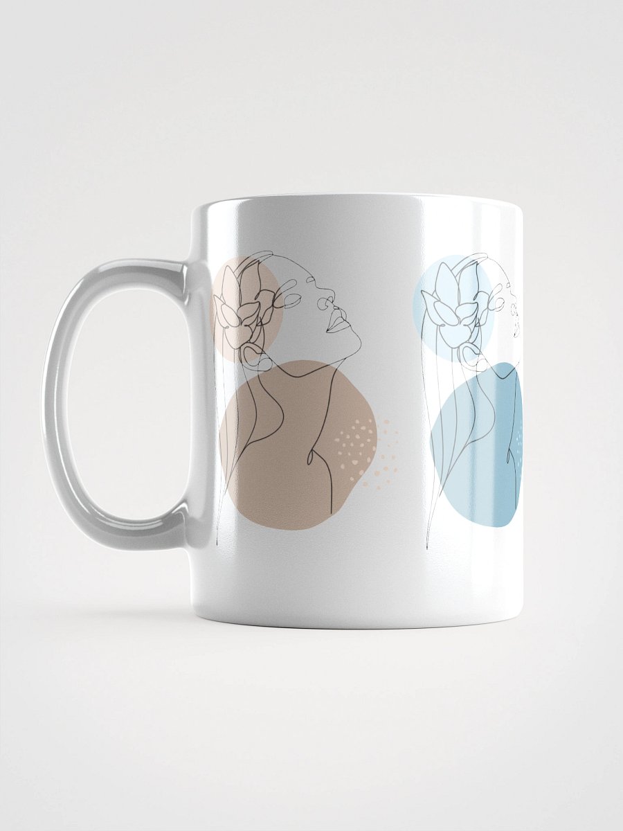 Mug Blanc Equilibre Femme Solaire - Joie en Mouvement - Idée Cadeau Raffiné product image (6)