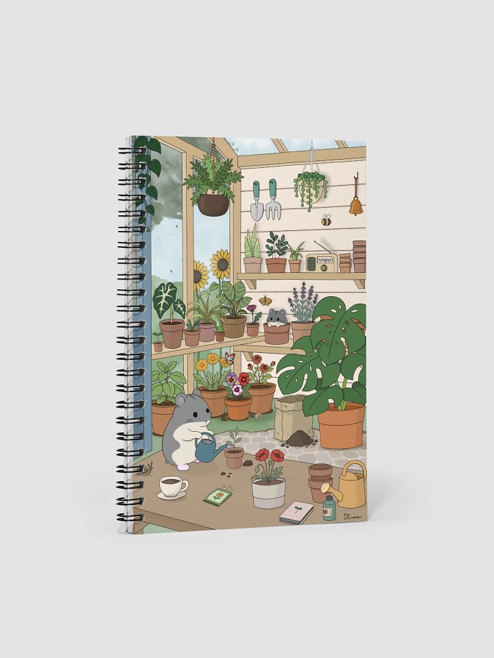 Hamsters in the Greenhouse Notebook product image (1)