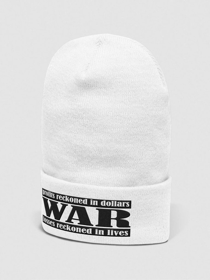 The Cost Of War - Yupoong Cuffed Beanie product image (2)