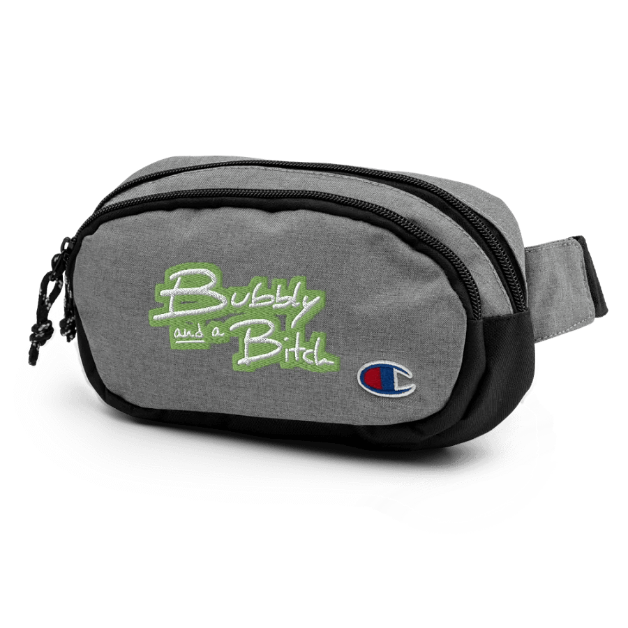 Bubbly and a B (light green bubble design 2) champion fanny pack product image (4)